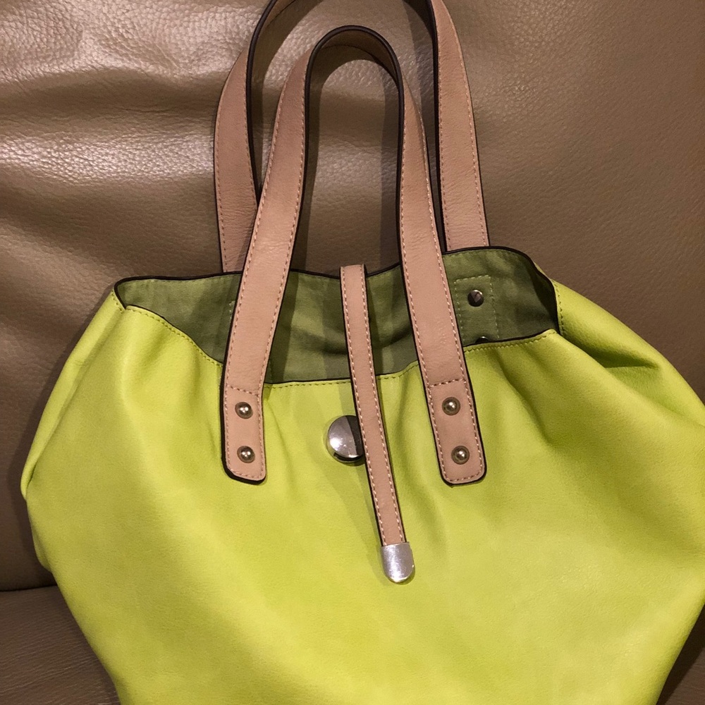 Lime green shoulder bag - Picture 1 of 2